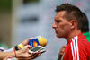 "En lo personal estoy muy contento, estoy deseoso de que llegue el partido, estamos ocupados, comprometidos, bien, deseoso de que llegue el tiempo y no hay temor" dijo 'Vuce'.