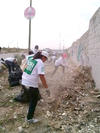 En la colonia Sol de Oriente, los voluntarios se han hecho presentes como la recolección de basura.