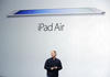 La nueva actualización de la iPad ha sido tan grande que le hemos tenido que cambiar de nombre y la hemos llamado iPad Air, dijo Phil Shiller, vicepresidente de comercialización de Apple, al presentar la nueva tablet.