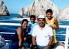 Javier, Lidia, Natalia y Javier Terrones en Los Cabos BC