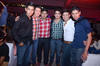 En el concierto de los claxons. Abraham, Fernando, Diego, Raúl, Miguel y Andy.