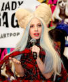 Gaga está participando en una subasta caritativa a beneficio de las víctimas del terremoto y tsunami de 2011, donde espera que una de dos muñecas de Gaga estilo Hello Kitty recaude mucho dinero para la causa.