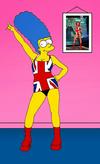 Marge Simpson ‘rompe’ su particular estilo conservador y ahora se muestra como nunca antes, luciendo prendas de famosos diseñadores y en poses muy provocativas.