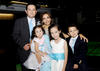 Rosy con sus hijos Arantza, Francisco.