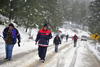 Se han registrado nevadas en la Sierra de Arteaga, en el estado de Coahuila, por lo que algunos caminos congelados han sido cerrados de manera preventiva.