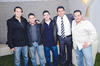GRUPO DE AMIGOS.  César, Luis, Pancho, Darío y Chuy.