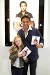 En el encuentro con la prensa mexicana estuvieron presentes  Eugenio Derbez y  Loreto Peralta.