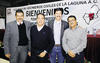 Pedro García, Luis Carlos Campos, Jorge Ramírez y Jaime Sánchez.