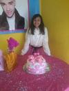 Vicky Morales festejando su cumpleaños