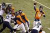 La afición mostraba júbilo y alegría ante la gran actuación de los Seahawks.