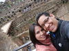 Enrique Rodriguez y Claudia Castillo. De Luna de Miel por Europa(Coliseo Romano)