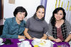 Guadalupe Gutiérrez, Patricia Carrasco y Sara Izaguirre.