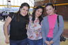 Brenda Noyola, Héctor David Cordero y Sara Carrillo.