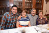 EN FAMILIA. Carlos, Naty, Gerardo y Aurorita