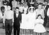 María Cruz Ortiz (f), Bertha y Chela Macías en Francisco I. Madero en 1963.