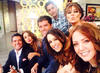 Los actores de la telenovela, Lo Que La Vida Me Robó realizaron también su "selfie" durante las grabaciones.