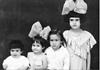 Isidro Cortinas y Judith Aldaba con sus hijos, Alejandro, Fabiola y Judith Cortinas Aldaba el 15 de agosto de 1975