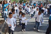 Más de 3 mil niños de Lerdo desfilaron en la calle Sarabia.