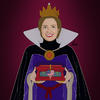 Hillary Clinton fue presentada como la villana de Blancanieves.