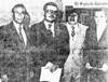 Ángel Nieto y compañeros ferrocarrileros hace unas décadas.