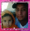Taly paseando a “Poncho”.