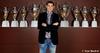 Raúl saludó a Di Stéfano al inicio de la sesión.