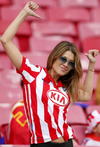 La belleza se hacia presente en el Estadio da Luz.