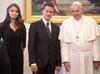 Peña Nieto llegó al Vaticano procedente de Portugal, en el marco de su gira por Europa.