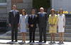 Los príncipes de Asturias y próximos reyes de España también dieron la bienvenida a Enrique Peña Nieto y a su esposa Angélica Rivera.