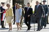 El acto tuvo lugar en el Palacio del Pardo, próximo a Madrid, residencia oficial de los jefes de Estado que visitan España.