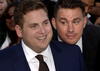 Con gran humor, Jonah Hill  y Channing Tatum presentaron su nueva cinta.