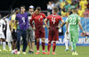 Momento triste para CR7 al final del encuentro, se va eliminado del Mundial tras una gran temporada con su club.