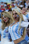 La belleza argentina en el estadio Maracaná.
