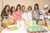 27072014 SERá MAMá.  Astrid Guerra de Medina en compañía de las organizadoras de su baby: Eloísa Muñoz, Socorro Muñoz, Ángela Muñoz, Martha Muñoz y Hortencia Muñoz.