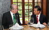 Peña Nieto aprovechó su estancia en Colombia y la coincidencia para encontrarse con el rey honorífico Juan Carlos de Borbón.