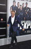 El actor estadounidense Arnold Schwarzenegger acudió al estreno de la cinta.