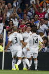 El Real Madrid y el Atlético de Madrid han empatado 1-1 en el estadio Santiago Bernabéu en el partido de ida de la Supercopa de España de futbol.