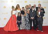 Modern Family empató el récord al ganar su quinto Emmy a la mejor serie de comedia.