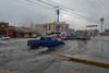 Encharcamientos en vialidades dejaron las lluvias registradas en La Laguna durante las últimas horas.