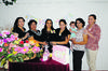 10092014 'BABY SHOWER'.  Ilayalli Dionisio de González con las organizadoras de su festejo.