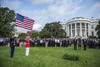 Todas las banderas de la ciudad de Washington ondearon a media asta en recuerdo de las víctimas.