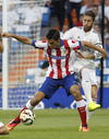 Javier Hernández ingresó en el minuto 62 por Karim Benzema para debutar de forma oficial como jugador merengue en la derrota de su equipo.