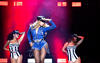 Beyoncé cautivó a los asistentes con su belleza y talento.