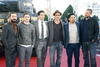 El elenco conformado por Shia Labeouf, Logan Lerman, Jon Bernthal, Brad Pitt y Michael Pena posaron junto al director David Ayer.