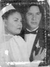 Mónica Villa y Ramón Luévano en el día de su boda, hace varias décadas.