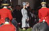 La duquesa de Cambridge, Kate Middleton, reapareció tras anunciar que espera a su segundo hijo del príncipe Guillermo de Inglaterra.