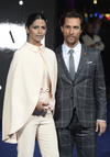 Matthew McConaughey llegó acompañado de su esposa, la modelo brasileña Camila Alves.