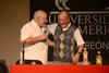08112014 JORGE BUCAY Y ENRIQUE PONCE, SJ,  impartieron una charla en la Ibero Torreón.