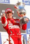 La primera victoria del español con Ferrari se dio en el Gran Premio de Bahrein en marzo de 2010.