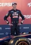 El ruso Daniil Kvyat de Toro Rosso ocupa la posición número 15.